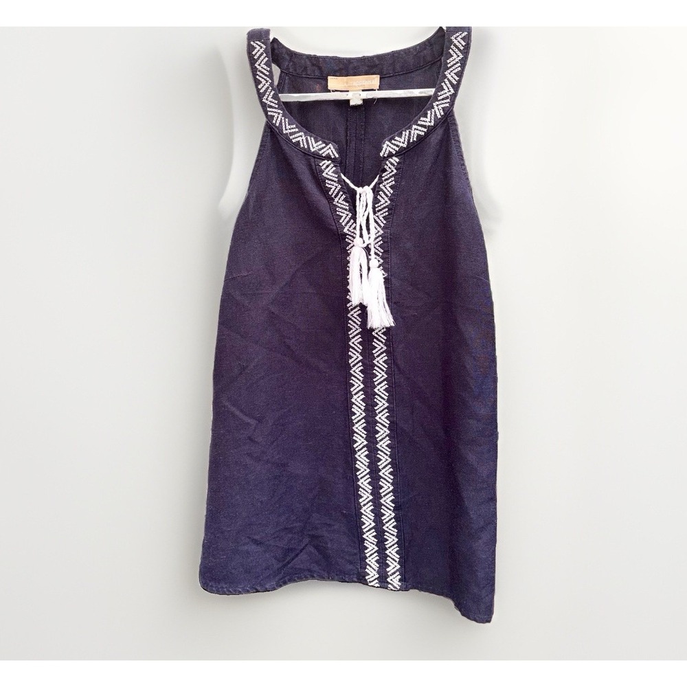 Appraisal Women's Coastal Tassle Tie Tank Top Resort Wear Size S
